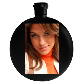 Eva Mendes Round Flask