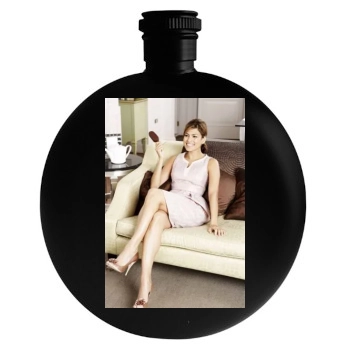 Eva Mendes Round Flask