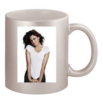 Eva Mendes 11oz Metallic Silver Mug