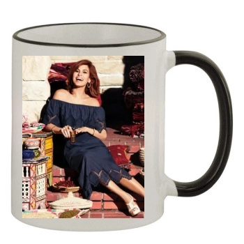 Eva Mendes 11oz Colored Rim & Handle Mug