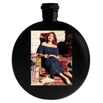 Eva Mendes Round Flask