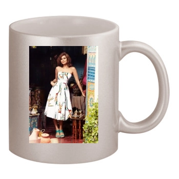 Eva Mendes 11oz Metallic Silver Mug