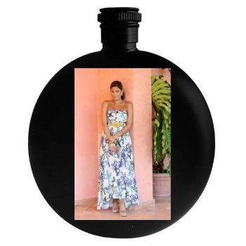 Eva Mendes Round Flask