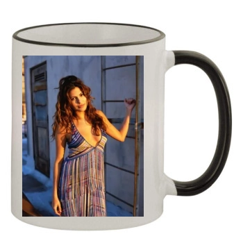 Eva Mendes 11oz Colored Rim & Handle Mug