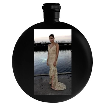 Eva Mendes Round Flask