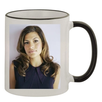 Eva Mendes 11oz Colored Rim & Handle Mug