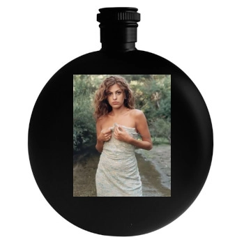 Eva Mendes Round Flask