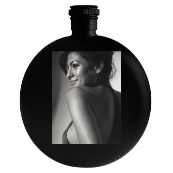 Eva Mendes Round Flask