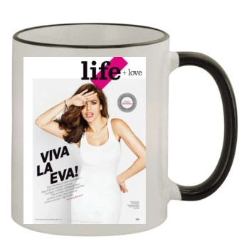 Eva Mendes 11oz Colored Rim & Handle Mug