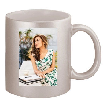 Eva Mendes 11oz Metallic Silver Mug