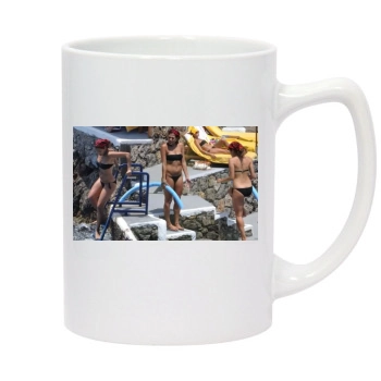 Eva Mendes 14oz White Statesman Mug