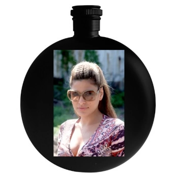 Eva Mendes Round Flask