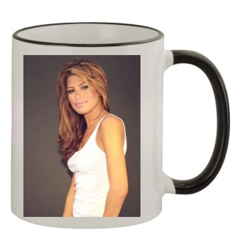 Eva Mendes 11oz Colored Rim & Handle Mug