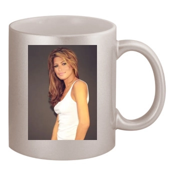 Eva Mendes 11oz Metallic Silver Mug