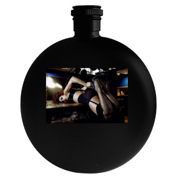 Eva Mendes Round Flask