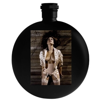 Eva Mendes Round Flask