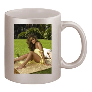 Eva Mendes 11oz Metallic Silver Mug