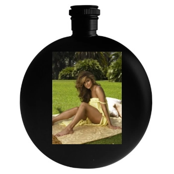 Eva Mendes Round Flask