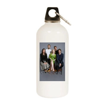 Evan Rachel Wood White Water Bottle With Carabiner