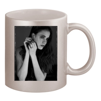 Evan Rachel Wood 11oz Metallic Silver Mug