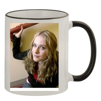 Evan Rachel Wood 11oz Colored Rim & Handle Mug