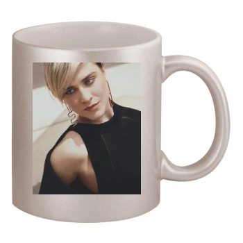 Evan Rachel Wood 11oz Metallic Silver Mug