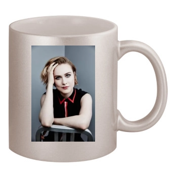 Evan Rachel Wood 11oz Metallic Silver Mug