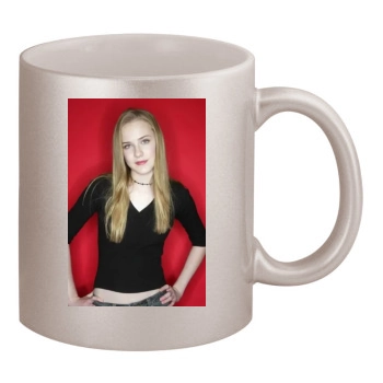 Evan Rachel Wood 11oz Metallic Silver Mug