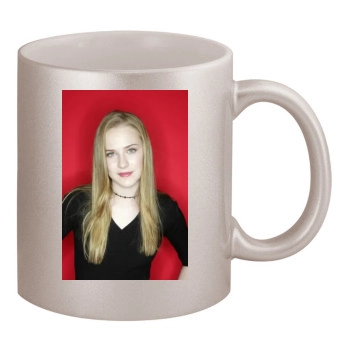 Evan Rachel Wood 11oz Metallic Silver Mug