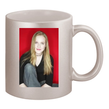 Evan Rachel Wood 11oz Metallic Silver Mug