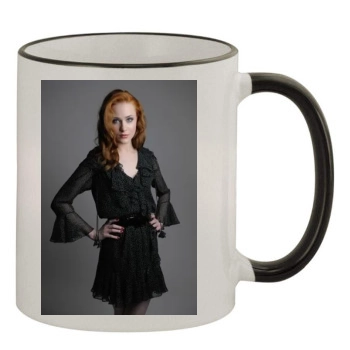 Evan Rachel Wood 11oz Colored Rim & Handle Mug