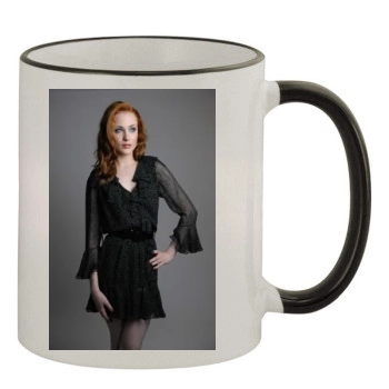 Evan Rachel Wood 11oz Colored Rim & Handle Mug