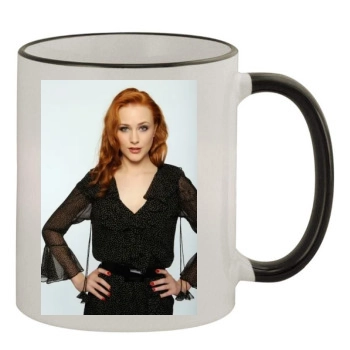 Evan Rachel Wood 11oz Colored Rim & Handle Mug