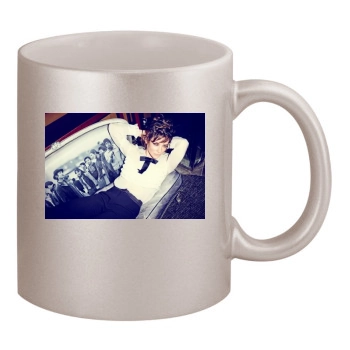 Evangeline Lilly 11oz Metallic Silver Mug