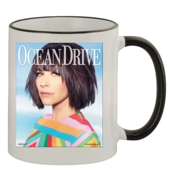 Evangeline Lilly 11oz Colored Rim & Handle Mug