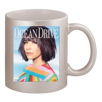 Evangeline Lilly 11oz Metallic Silver Mug