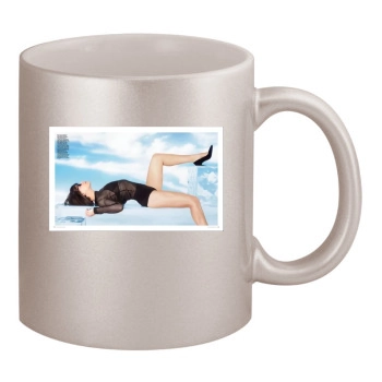 Evangeline Lilly 11oz Metallic Silver Mug