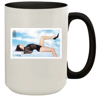 Evangeline Lilly 15oz Colored Inner & Handle Mug