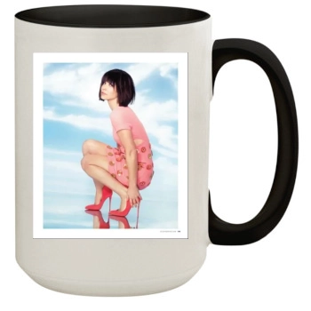 Evangeline Lilly 15oz Colored Inner & Handle Mug