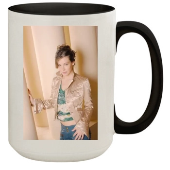 Evangeline Lilly 15oz Colored Inner & Handle Mug
