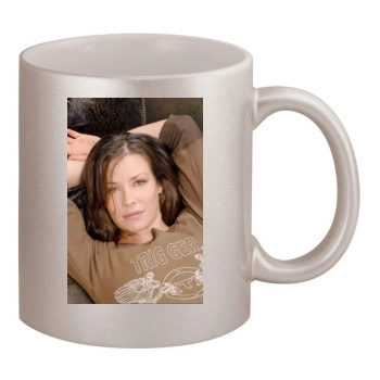 Evangeline Lilly 11oz Metallic Silver Mug