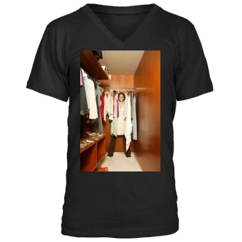 Evangeline Lilly Men's V-Neck T-Shirt