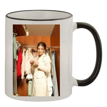 Evangeline Lilly 11oz Colored Rim & Handle Mug