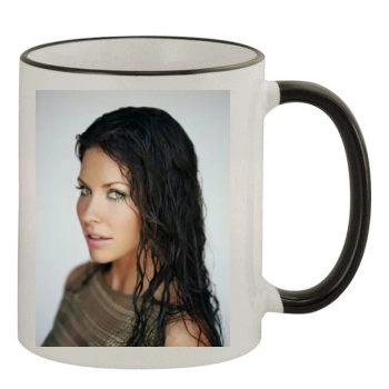 Evangeline Lilly 11oz Colored Rim & Handle Mug