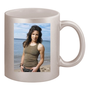 Evangeline Lilly 11oz Metallic Silver Mug