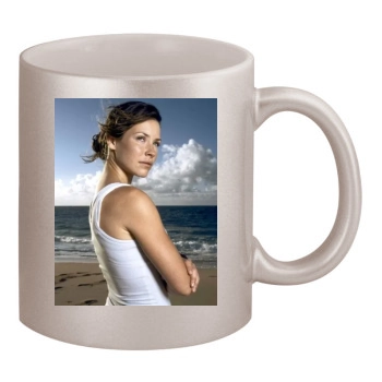 Evangeline Lilly 11oz Metallic Silver Mug