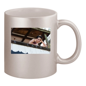 Evangeline Lilly 11oz Metallic Silver Mug