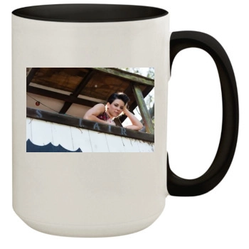 Evangeline Lilly 15oz Colored Inner & Handle Mug