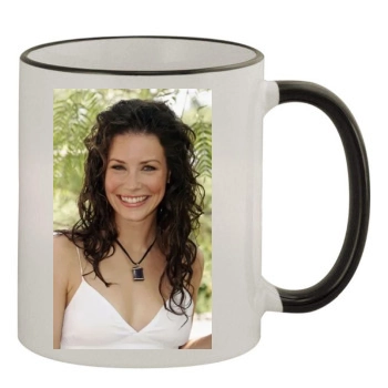 Evangeline Lilly 11oz Colored Rim & Handle Mug