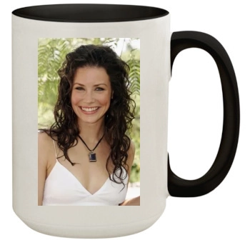 Evangeline Lilly 15oz Colored Inner & Handle Mug